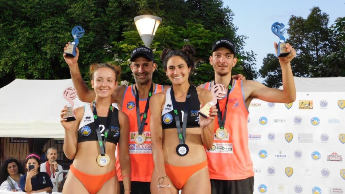 1o Agrinio Beach Volley Cup: Δεύτερο χρυσό μετάλλιο στο 2023 για Μάτιου, Τριανταφυλλίδη και Ιωαννίδη, Παπαδημητρίου