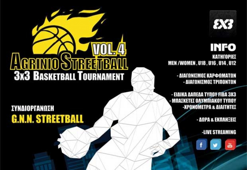 4ο τουρνουά 3x3 «Agrinio Streetball», 6-7 Ιουνίου