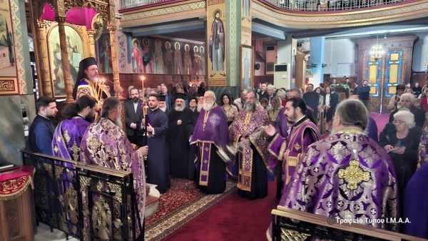 Ο τρίτος Κατανυκτικός Εσπερινός στην Ι. Μ. Αιτωλοακαρνανίας