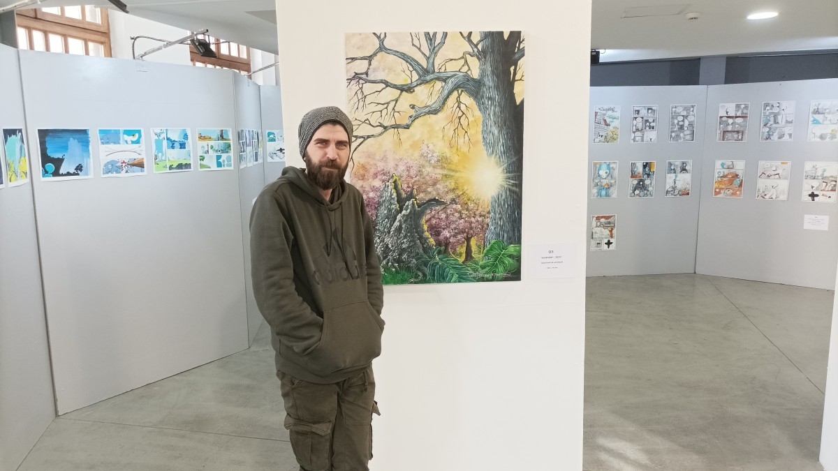 Η έκθεση ζωγραφικής «Φύσης αναγέννηση» του Γιώργου Παπακωνσταντίνου στο Αγρίνιο με έντονα μηνύματα αισιοδοξίας