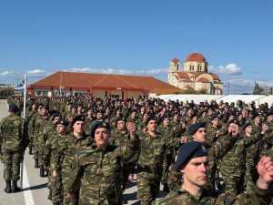 Ορκίστηκε η A’ΕΣΣΟ του 2025 στο στρατόπεδο Μεσολογγίου (φωτο, βίντεο)