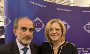 Συνάντηση του Περιφερειάρχη Απόστολου Κατσιφάρα με την Ευρωπαία Επίτροπο Κορίνα Κρέτσου