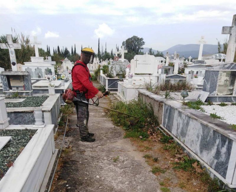 Δήμος Ι.Π. Μεσολογγίου: Συνεργεία του Δήμου ευπρεπίζουν κοινόχρηστους χώρους