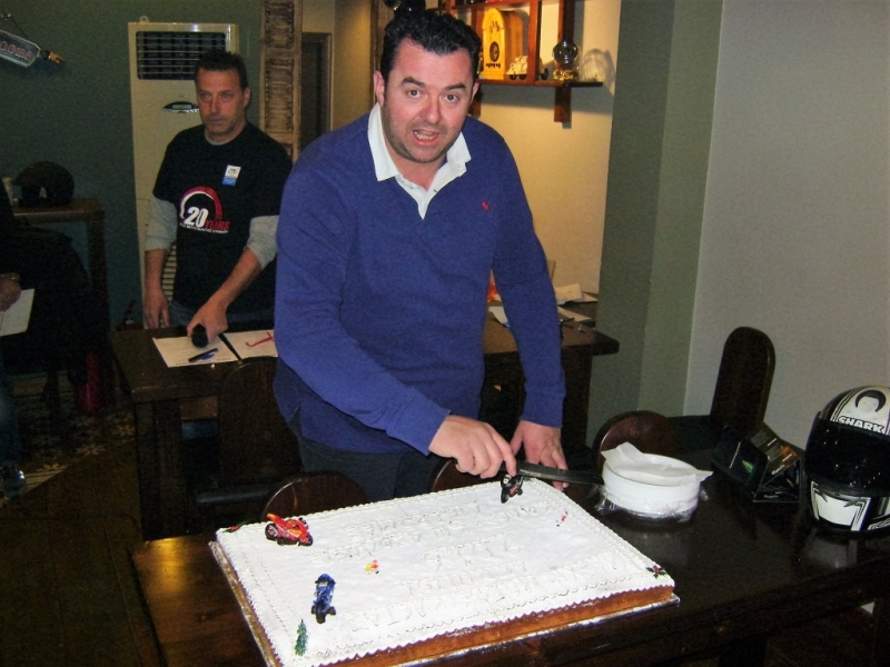 Κοπή πίτας από τη Λέσχη Μοτοσυκλέτας Αγρινίου