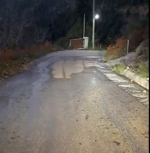 SOS από συμπολίτη για σημείο στον δρόμο Αγρίνιο – Προυσός