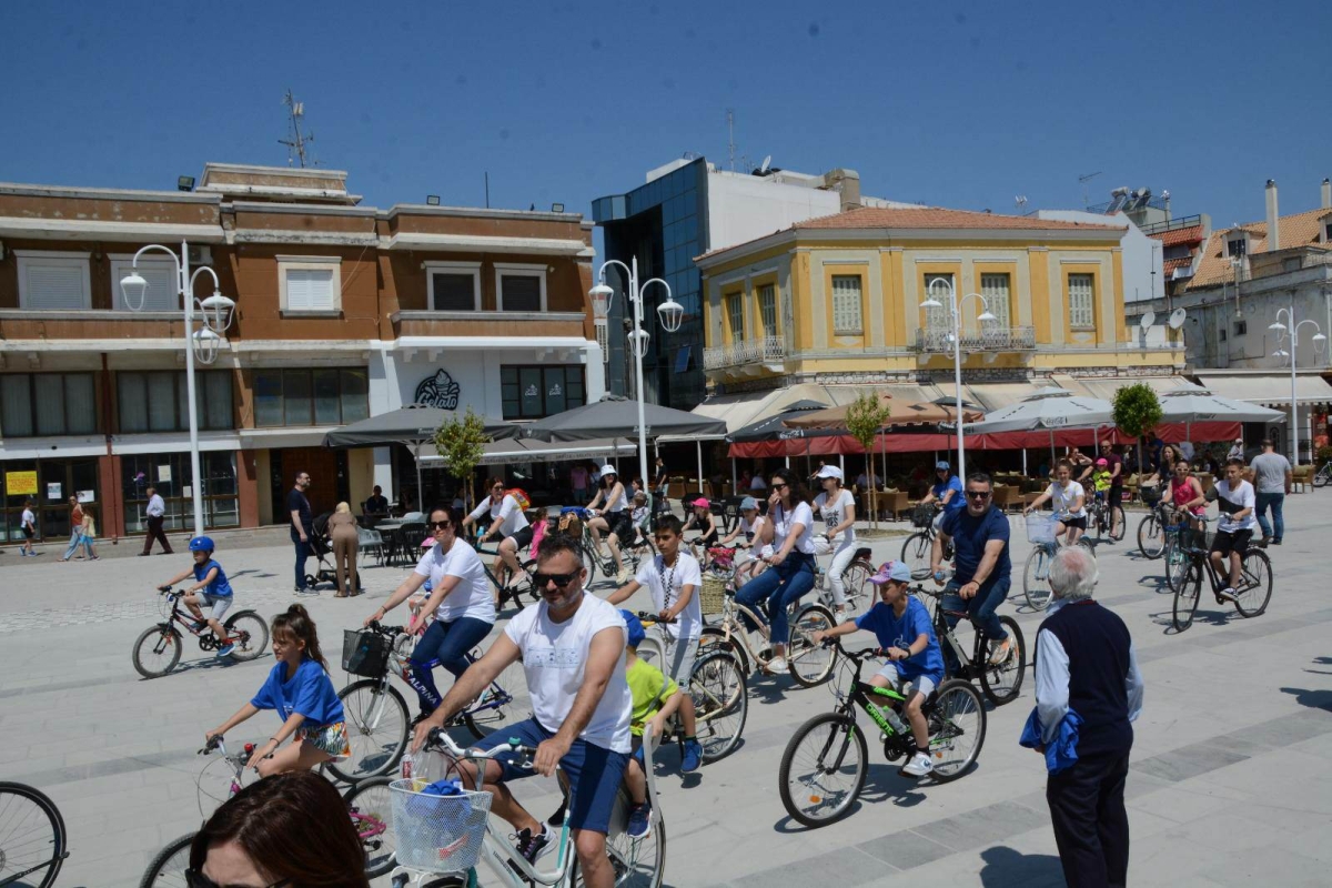 Το Μεσολόγγι  γιόρτασε μαζικά την παγκόσμια ημέρα ποδηλάτου