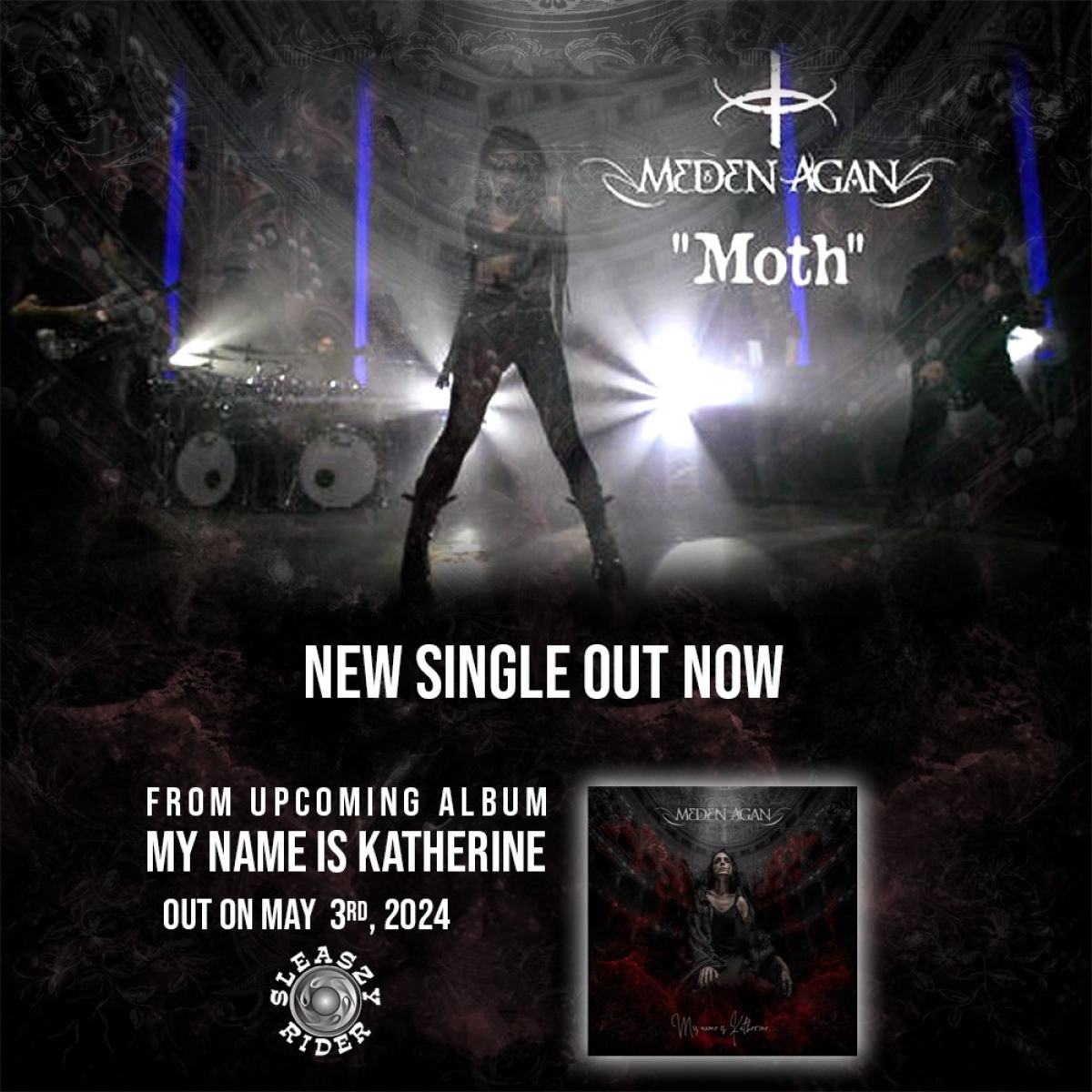 MEDEN AGAN – νέο Official Video “Moth” από το επερχόμενο άλμπουμ” My Name is Katherine”