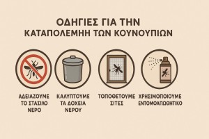 Οδηγίες για την Καταπολέμηση των Κουνουπιών