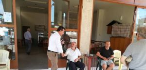 Περιοδεία Δημήτρη Κωνσταντόπουλου στη Βόνιτσα και επίσκεψη στο Κέντρο Υγείας