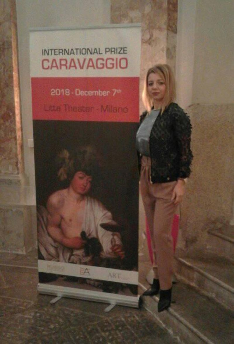 Με το βραβείο Caravaggio τιμήθηκε στο Μιλάνο η Μαρίνα Κουτσοσπύρου
