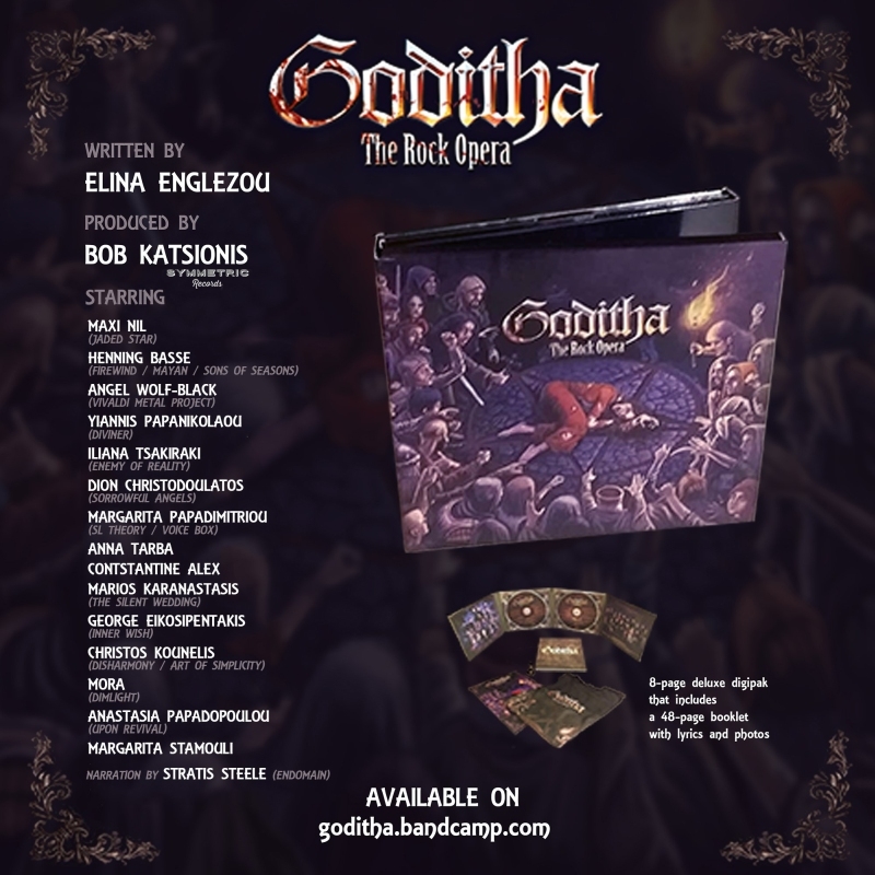 Ελίνα Εγγλέζου – “GODITHA-THE ROCK OPERA” από την Symmetric Records