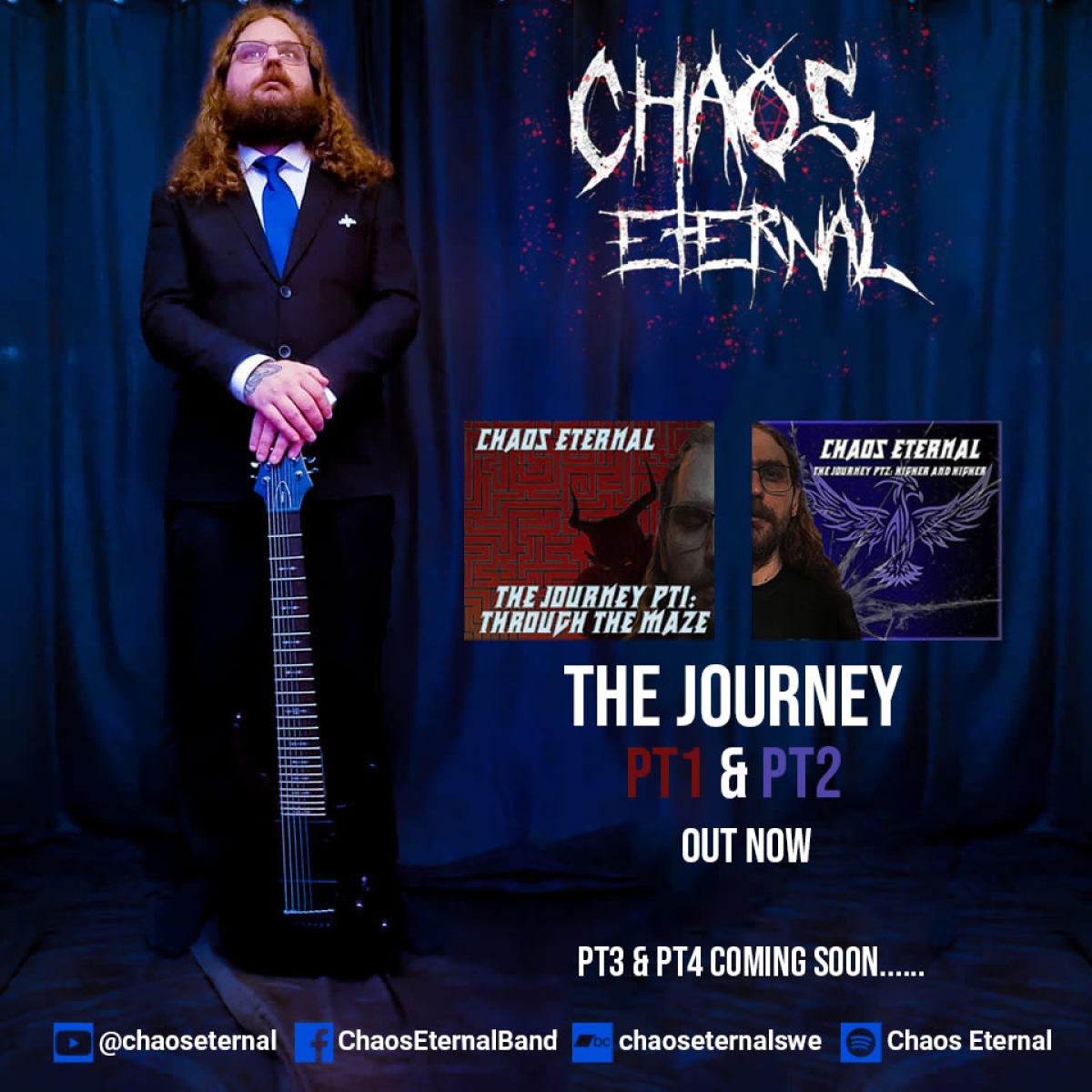 CHAOS ETERNAL – single” Who I Am” από το άλμπουμ “The Journey. Pt1: Through the maze”