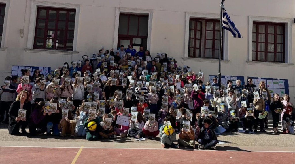 Παναιτωλικός: Μήνυμα για το «ευ αγωνίζεσθαι» με επίσκεψη στο 4ο Δημοτικό Σχολείο Αγρινίου