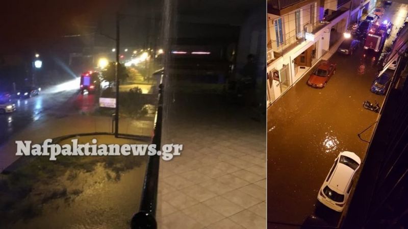 Η κακοκαιρία σάρωσε τη Ναυπακτία-Έκλεισε μέχρι και η Ιόνια Οδός-εγκλωβισμοί στο τούνελ Κλόκοβας
