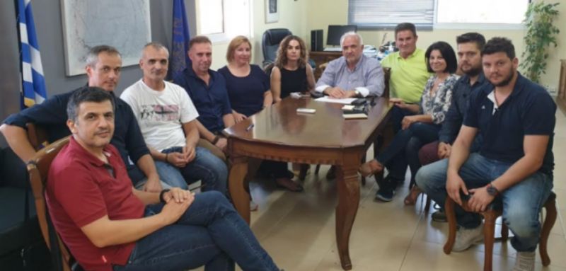 Συναντήσεις του Δημάρχου Κώστα Λύρου με αθλητικά σωματεία του Δήμου