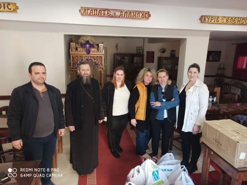 Ο «Πνευματικός Πολιτιστικός Σύλλογος η Αγία Σκέπη» ευχαριστεί όσους προσέφεραν τρόφιμα και είδη πρώτης ανάγκης