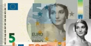 Το πρόσωπο της Μαρίας Κάλλας στο νέο χαρτονόμισμα των 5 ευρώ - Ριζικός επανασχεδιασμός των χαρτονομισμάτων ευρώ