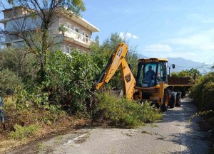 «Επί ποδός» οι υπηρεσίες του δήμου Αγρινίου για τον καθαρισμό των περιοχών που επλήγησαν από την χθεσινή θεομηνία