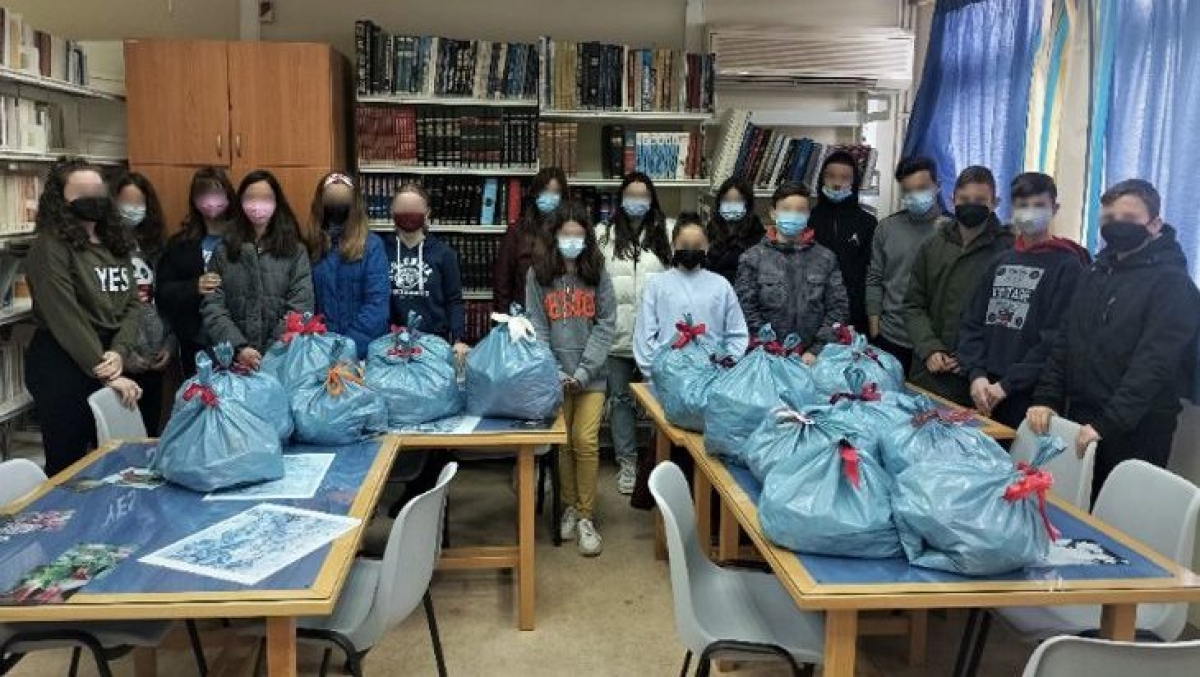 Πλαστικά καπάκια για την ΕΛΕΠΑΠ συγκέντρωσαν οι μαθητές του Γυμνασίου Νεάπολης