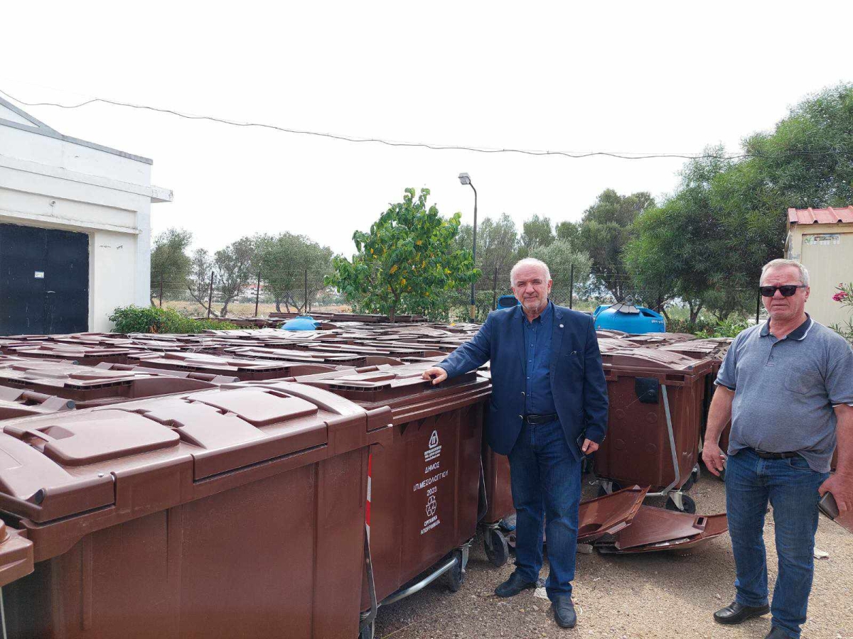 Άλμα στην καθαριότητα κάνει ο Δήμος Ι.Π. Μεσολογγίου! Ξεκίνησε η τοποθέτηση των καφέ κάδων