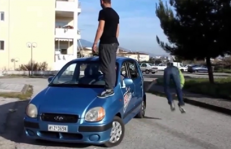 Παρκουρίστες στο Αγρίνιο (video)