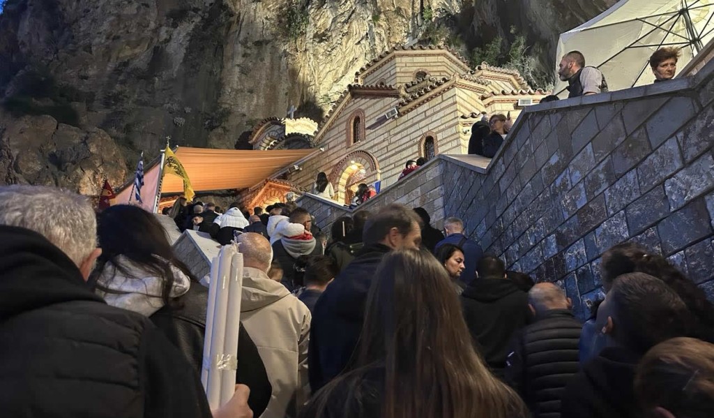 Συρρέουν για προσκύνημα στην Αγία Ελεούσα Κλεισούρας, παραμονή της εορτής της
