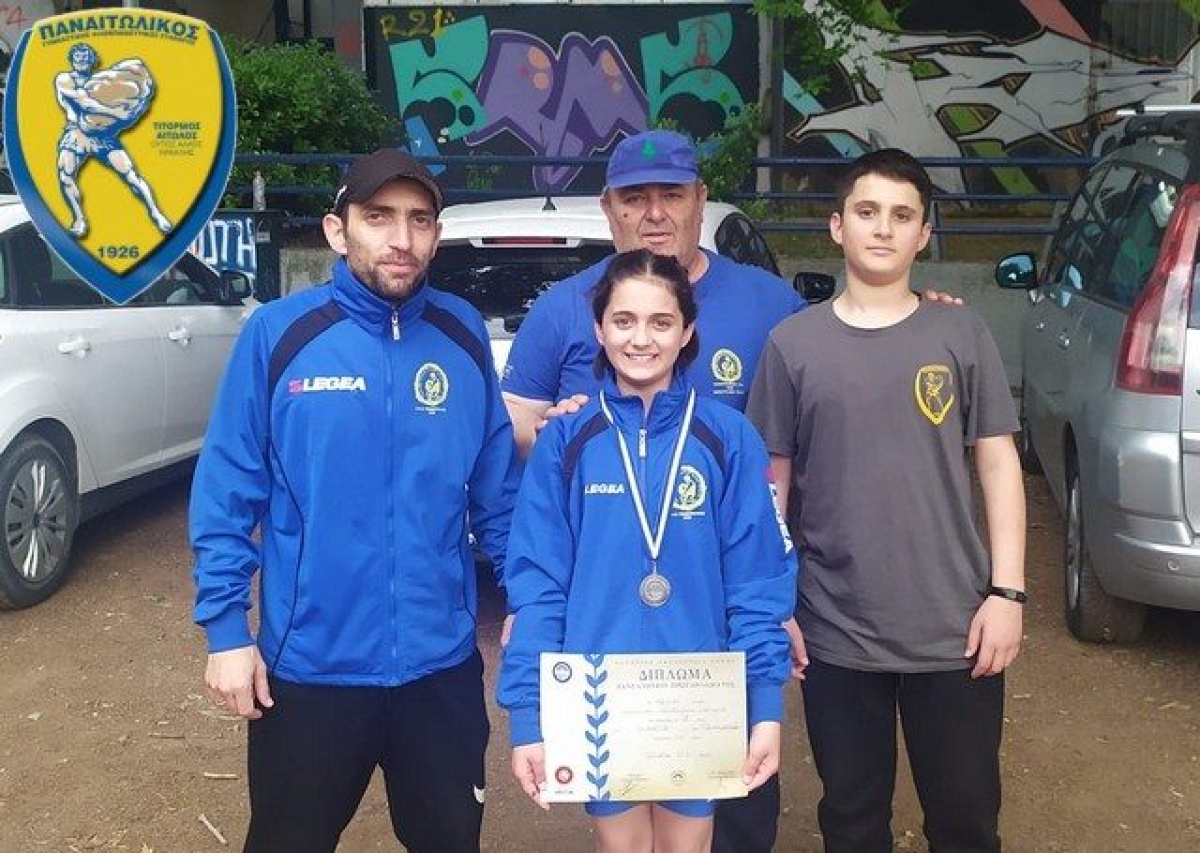 Πανελλήνιο Πρωτάθλημα Πάλης: αργυρό μετάλλιο για την U15 του Ερασιτέχνη Παναιτωλικού