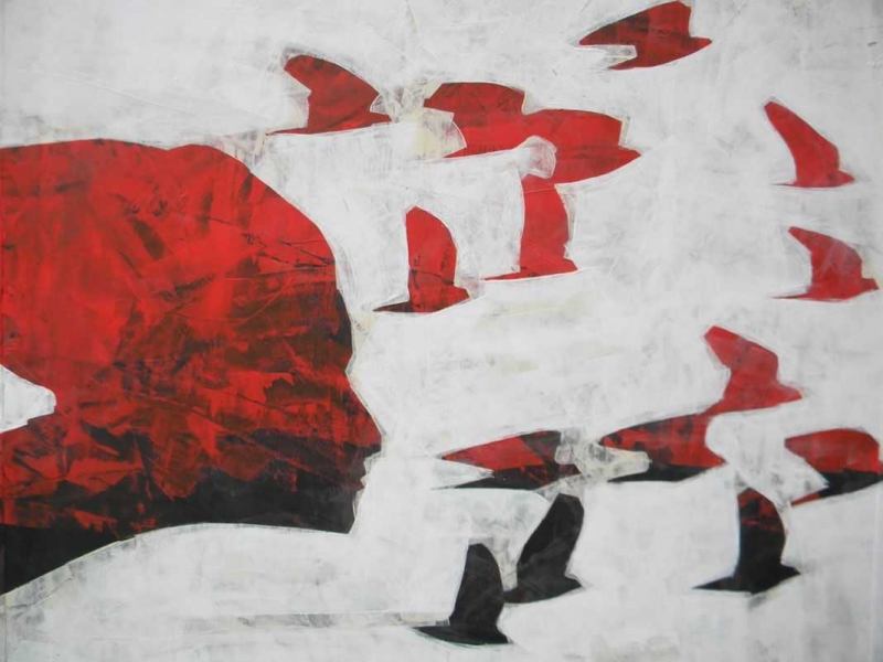 Η έκθεση ζωγραφικής «Έξοδος» του Δημήτρη Παπατρέχα στο Αγρίνιο