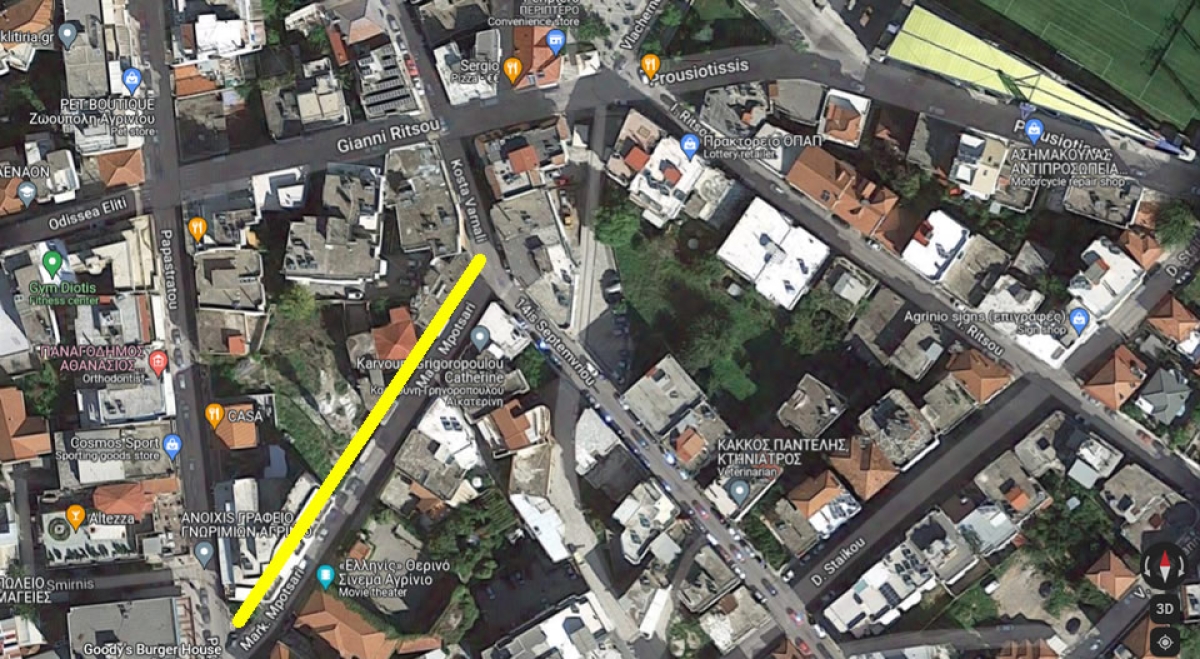 Αγρίνιο: Έναρξη εργασιών έργου και διακοπή κυκλοφορίας οχημάτων στην οδό Μπότσαρη.