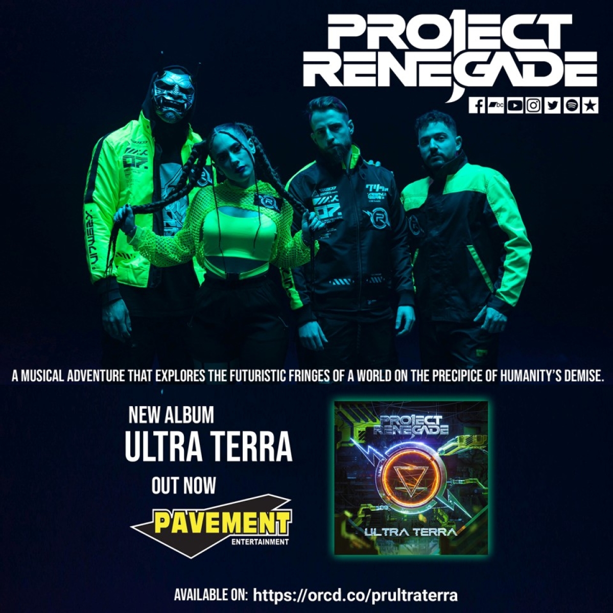 PROJECT RENEGADE – νέο άλμπουμ “Ultra Terra” από την Pavement Entertainment