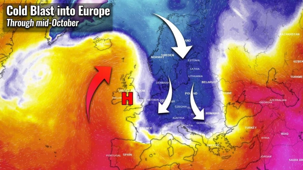 Καιρός - Ελλάδα: Έρχεται ψυχρή εισβολή μετά τις 25 Οκτωβρίου