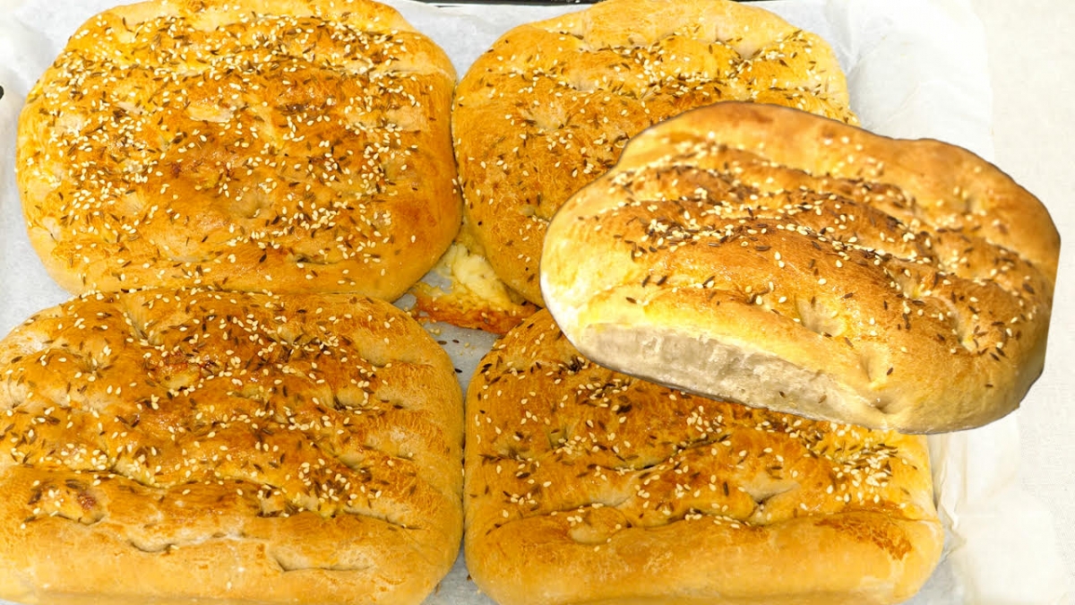 Συνταγή για αφράτο ψωμί με τυρί και γάλα.ΤΕΛΕΙΟ! (Βίντεο)