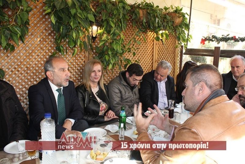Συνάντηση του Περιφερειάρχη κου Α.Κατσιφάρα με δημοσιογράφους στο Αγρίνιο