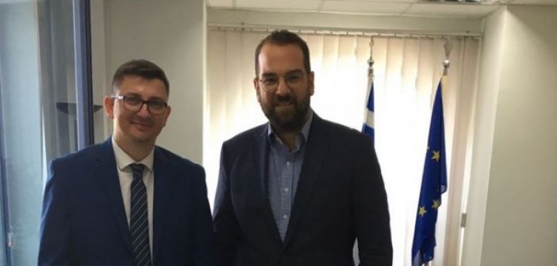 Ο Δήμαρχος Ξηρομέρου Γιάννης Τριανταφυλλάκης σε συνάντηση με τον Περιφερειάρχη Νεκτάριο Φαρμάκη