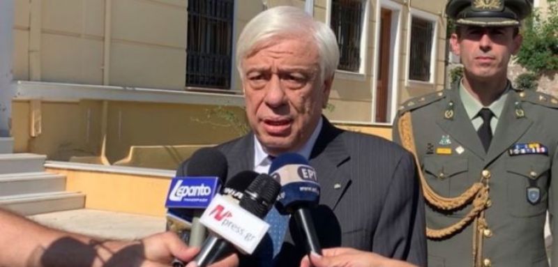 Αυστηρό μήνυμα του προέδρου της Δημοκρατίας προς την Τουρκία από τη Ναύπακτο (βίντεο)