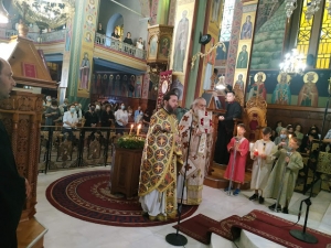 Η εορτή της Υψώσεως του Τιμίου Σταυρού στην Αγία Τριάδα Αγρινίου