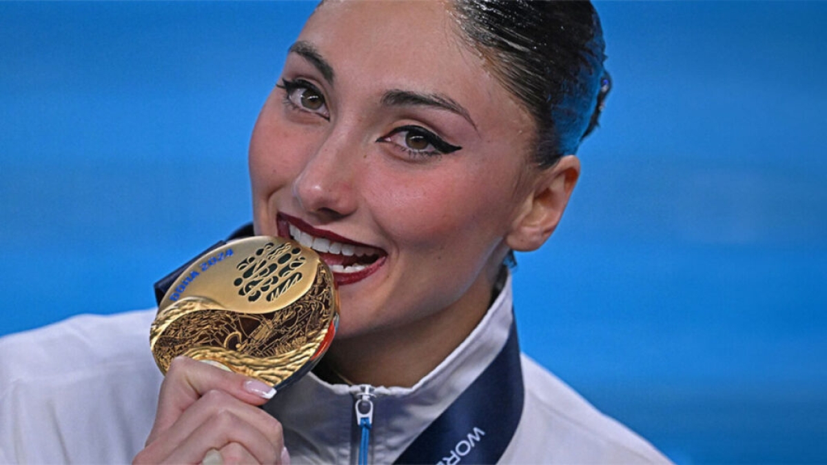 Ευαγγελία Πλατανιώτη: Παγκόσμια πρωταθλήτρια στην καλλιτεχνική κολύμβηση στην Ντόχα