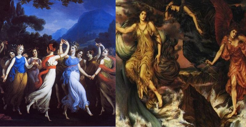 Μούσες και Ερινύες στην Ελληνική Μυθολογία