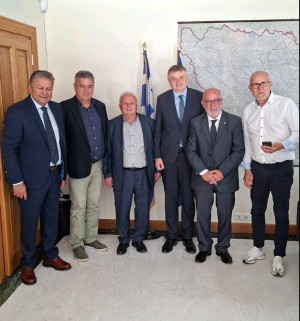 Συνάντηση των Αντιπεριφερειαρχών, Π. Σακελλαρόπουλου  και  Αθλητισμού, Π. Αντωνόπουλου με τον Πρέσβη της Βοσνίας και Ερζεγοβίνης , Ντράγκαν Βούκοβιτς