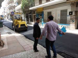 Δήμος Αγρινίου: Σημαντικές παρεμβάσεις στην οδό Δήμου Τσέλιου