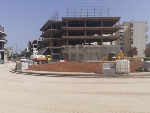 Αγρίνιο: Στην τελική ευθεία εισέρχεται το έργο της κατασκευής του  κυκλικού κόμβου στη συμβολή των οδών Χαριλάου Τρικούπη και Μάνου Κατράκη