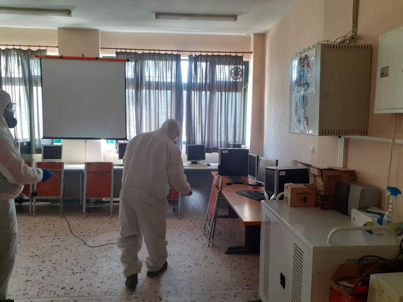 Αγρίνιο: Ξεκίνησε σήμερα η απολύμανση κτιρίων στα πλαίσια λήψης προληπτικών μέτρων για την προστασία της δημόσιας υγείας
