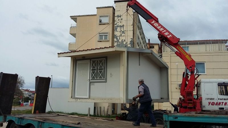 Στο Νοσοκομείο Μεσολογγίου μεταφέρθηκαν λυόμενες κατασκευές από το παλαιό Νοσοκομείο Αγρινίου