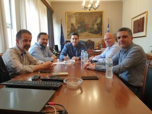 Συνάντηση εργασίας μεταξύ του Δημάρχου Αγρινίου κ. Γεωργίου Παπαναστασίου και μελών της Δ.Ε. Τ.Ε.Ε. Αιτωλοακαρνανίας