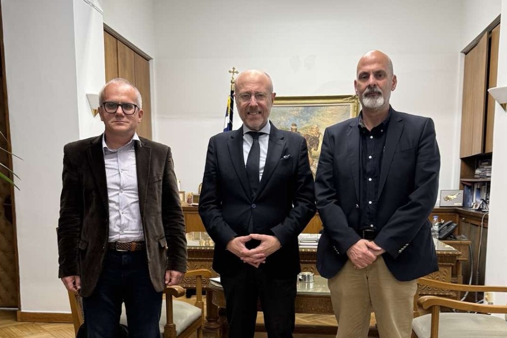 Συνάντηση του Αναπλ. Περιφερειάρχη, Χαράλαμπου Μπονάνου με τον Υφυπουργό Υγείας, Δημήτρη Βαρτζόπουλο
