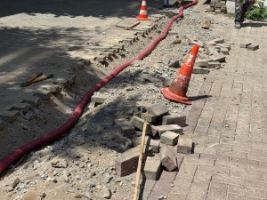 Αγρίνιο: Εργασίες στον πεζόδρομο Ηλία Ηλίου – νέος φωτισμός στο πλαίσιο του Open Mall (φωτο)
