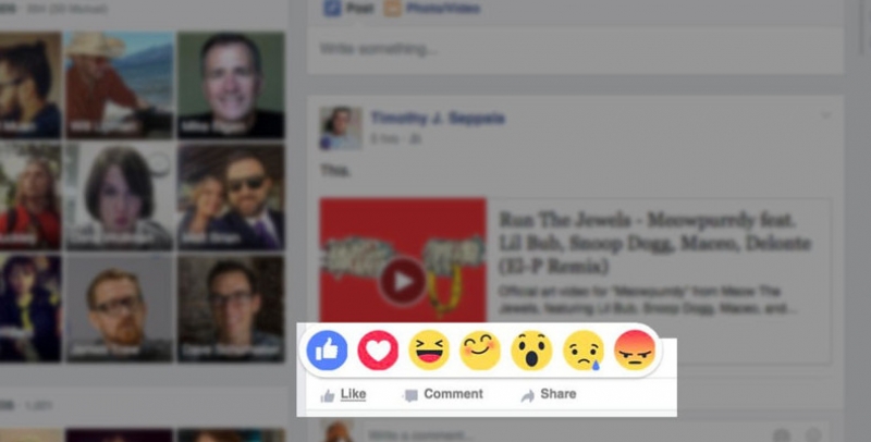 Το Facebook δοκιμάζει 6 νέα κουμπιά εκτός από το Like