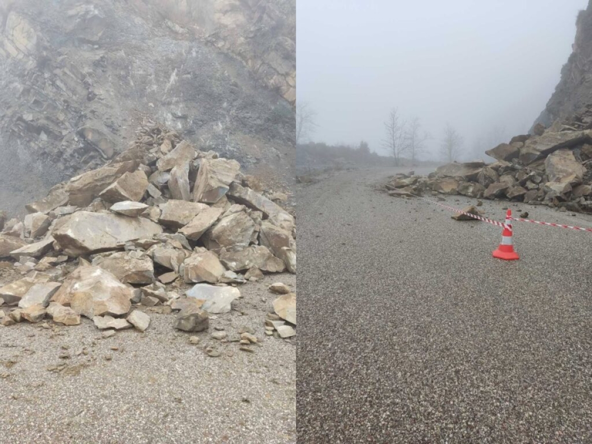 Οδηγοί προσοχή: Κατολίσθηση σε ένα ακόμη σημείο της Αγρινίου-Καρπενησίου