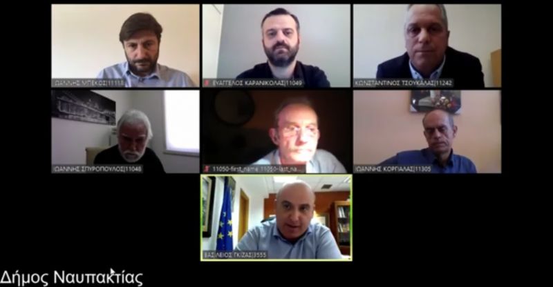 Δήμος Ναυπακτίας: «Κανένας δημότης μόνος του». Διαδικτυακή συνέντευξη τύπου Δημάρχου κ.Β.Γκίζα και Αντιδημάρχου κ.Ντ.Τσουκαλά για τα μέτρα και την αντιμετώπιση των επιπτώσεων του κορονοϊού