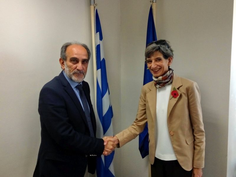 Η Πρέσβης της Αγγλίας συναντήθηκε με τον Περιφερειάρχη Δυτικής Ελλάδας